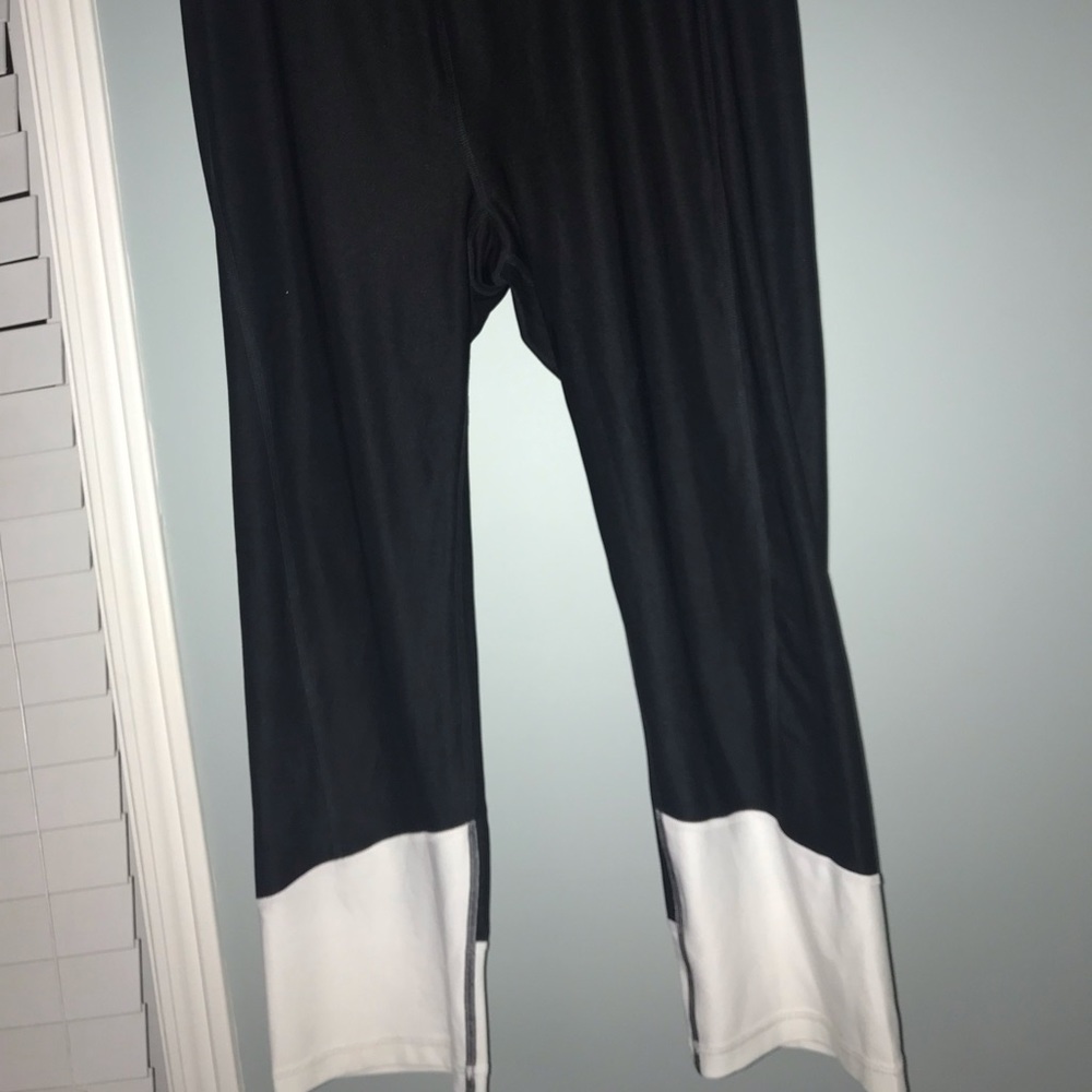 Black and White Yoga Pants